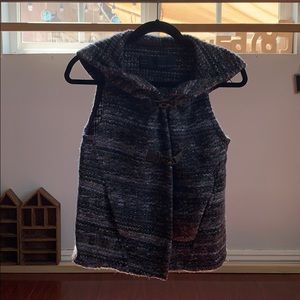 Zara Basic Vest with Hood and Pocket